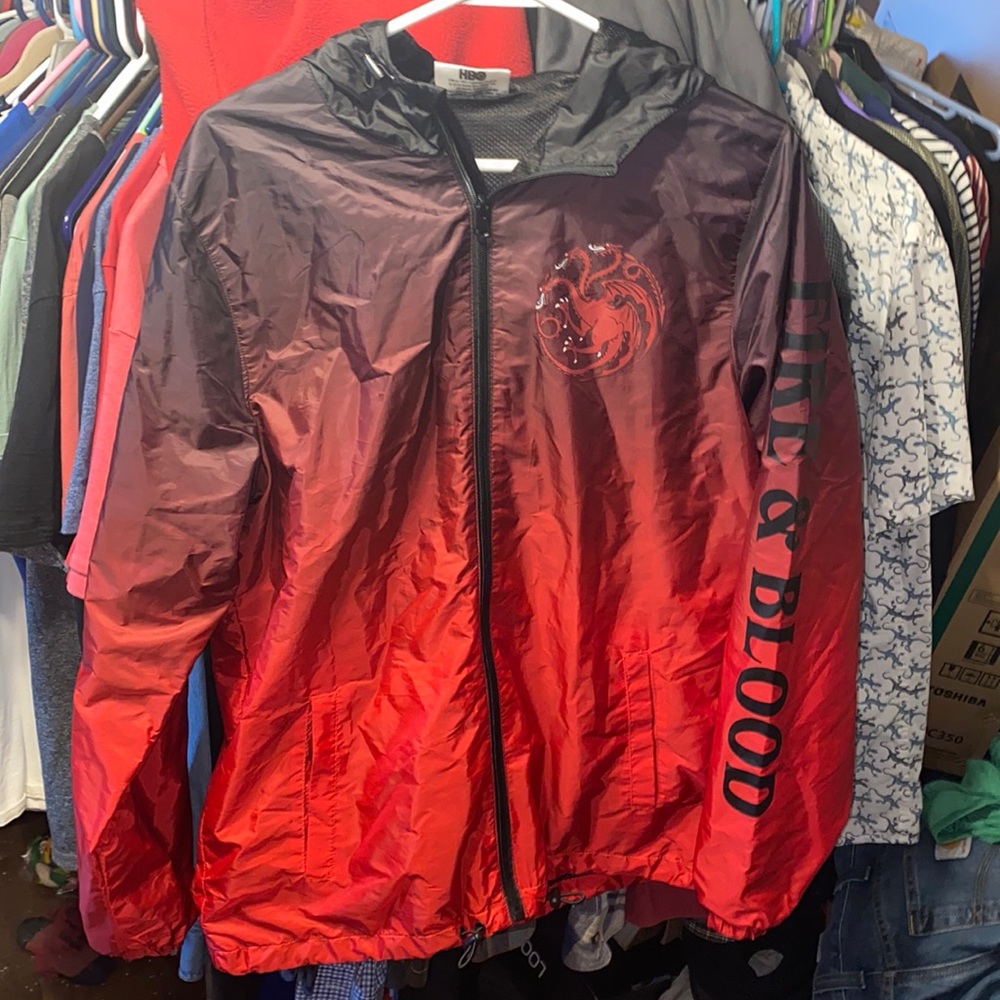 HBO Game Of Thrones Fire & Blood Windbreaker